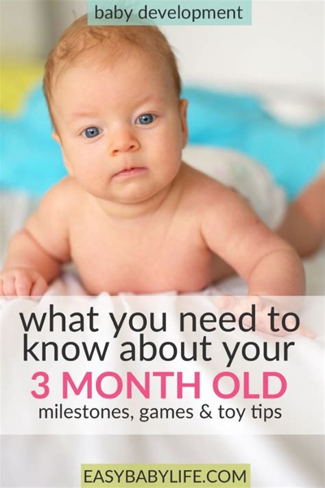 3 month old baby: Development and milestones you should know.